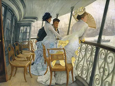 The Gallery of HMS Calcutta (Portsmouth) James Tissot